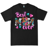 Black Best Mom Ever Afro Woman Premium Tee - texasbilliewilder
