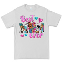 Dove Grey Best Mom Ever Afro Woman Premium Tee - texasbilliewilder
