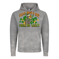 Cloud Rock Dead inside but feeling lucky St. Patrick's Day Vintage Hoodie - CowGirlArtShop
