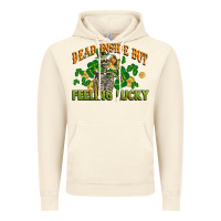 Vintage Artic Dead inside but feeling lucky St. Patrick's Day Vintage Hoodie - CowGirlArtShop
