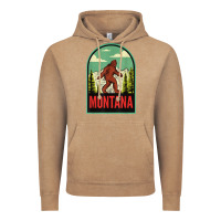Vintage Coffee montana vintage bigfoot travel Vintage Hoodie - longCreatives
