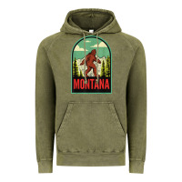 Vintage Olive montana vintage bigfoot travel Vintage Hoodie - longCreatives