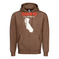 Chestnut hanford california usa state america travel californian Zipper Hoodie - longCreatives