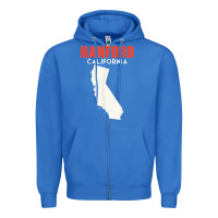 True Royal hanford california usa state america travel californian Zipper Hoodie - longCreatives