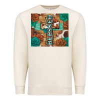Sandshell blessed cross Premium Sweatshirt - BarkalooDesign