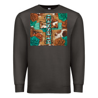 Smoke blessed cross Premium Sweatshirt - BarkalooDesign