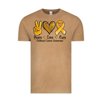 Vintage Camel peace love cure childhood cancer Vintage Tee - Jasminsmagicworld
