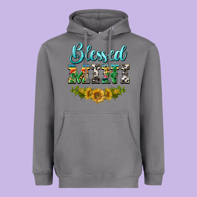 Blessed Mini Heavyweight Hoodie Designed By Barkaloodesign