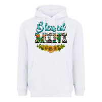 White blessed mini Heavyweight Hoodie - BarkalooDesign