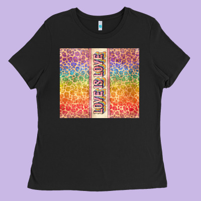 Love Is Love Pride Lgbtq+ Ladies Tee Designed By Nancycooperartshop
