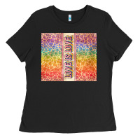 Black Love is love Pride LGBTQ+ Ladies Tee - NancyCooperArtShop