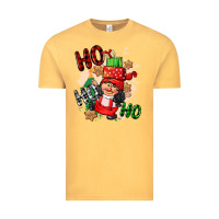 Vintage Mustard ho ho ho girl gnome Vintage Tee - CowGirlArtShop