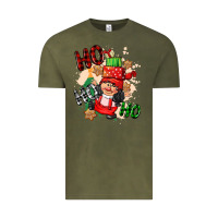 Vintage Olive ho ho ho girl gnome Vintage Tee - CowGirlArtShop