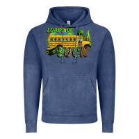 Vintage Denim Loads of luck School bus Vintage Hoodie - CowGirlArtShop