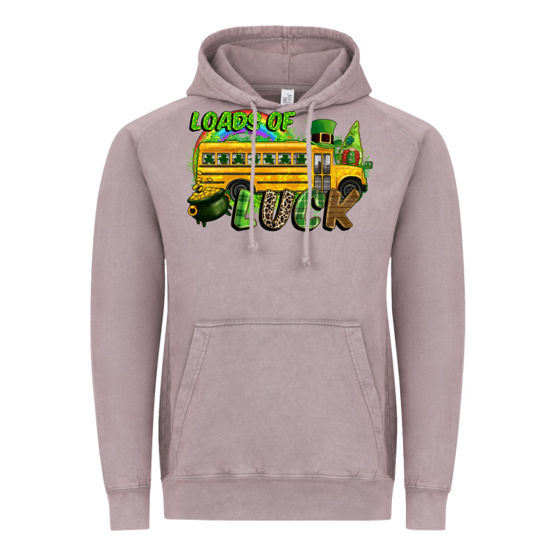 Loads Of Luck School Bus Vintage Hoodie by CowGirlArtShop | Teevron