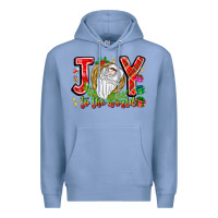Colony Blue joy to the world Premium Hoodie - CowhideDigitalArt