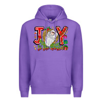Purple joy to the world Premium Hoodie - CowhideDigitalArt