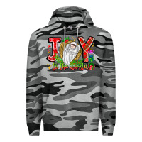 Slate Camo joy to the world Premium Hoodie - CowhideDigitalArt