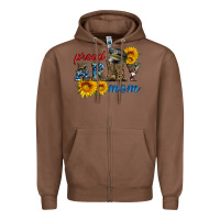 Chestnut proud army mom Zipper Hoodie - Artiststas