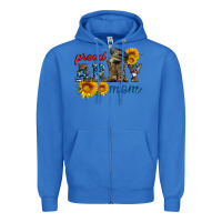 True Royal proud army mom Zipper Hoodie - Artiststas