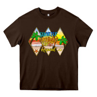Chocolate Brown sunrise sunburn sunset repeat Heavy Core Tee - JahusDesignShop