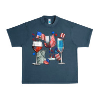 Midnight Navy american wine Urban Heavy Tee - CowGirlArtShop