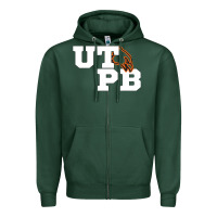 Sports Green UTPB Permian Basin Student Zipper Hoodie - longCreatives