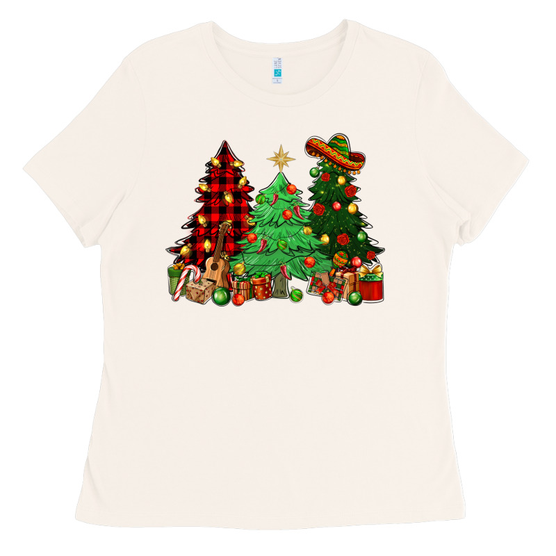 Mexican Christmas Trees Ladies Tee by NancyCooperArtShop | Teevron