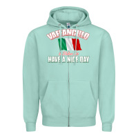 Seafoam Vaffanculo Have A Nice Day  Funny Italian Zipper Hoodie - longCreatives