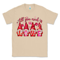 Mushroom All you need is love gnomies Valentine's Day Classic Tee - HowdyJamesFarm