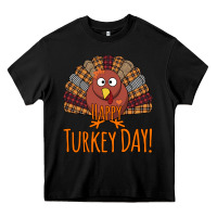 Black Happy Turkey Day - Thanksgiving Party Heavy Core Tee - Bettercallsaul