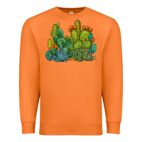 Carrot watercolor cactus Premium Sweatshirt - BarkalooDesign