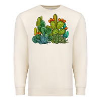 Sandshell watercolor cactus Premium Sweatshirt - BarkalooDesign