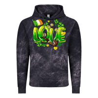 Cloud Black Love St. Patrick's Day Vintage Hoodie - HowdyJamesFarm