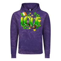 Cloud Purple Love St. Patrick's Day Vintage Hoodie - HowdyJamesFarm