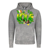 Cloud Rock Love St. Patrick's Day Vintage Hoodie - HowdyJamesFarm