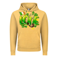 Vintage Mustard Love St. Patrick's Day Vintage Hoodie - HowdyJamesFarm