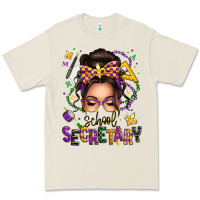 Bone mardi gras school secretary caucasian messy bun Premium Tee - texasbilliewilder