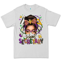 Dove Grey mardi gras school secretary caucasian messy bun Premium Tee - texasbilliewilder