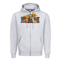 Heather Grey mom boots hat and sunflower Zipper Hoodie - Artiststas