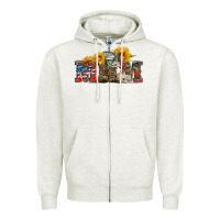 Oatmeal Heather mom boots hat and sunflower Zipper Hoodie - Artiststas