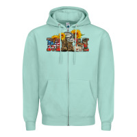 Seafoam mom boots hat and sunflower Zipper Hoodie - Artiststas