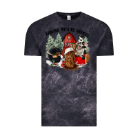 Cloud Black hanging with my gnomies Vintage Tee - CowGirlArtShop