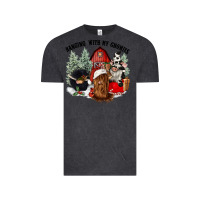 Vintage Black hanging with my gnomies Vintage Tee - CowGirlArtShop