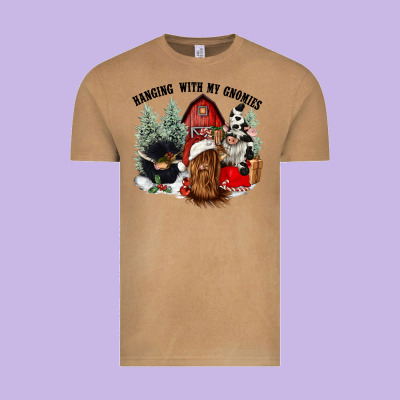 Hanging With My Gnomies Vintage Tee Designed By Cowgirlartshop