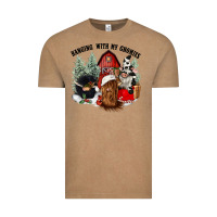 Vintage Coffee hanging with my gnomies Vintage Tee - CowGirlArtShop