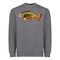 Storm leaping brook trout Heavyweight Sweatshirt - LillyAllenDesigns