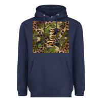 Navy camouflage mama Heavyweight Hoodie - BarkalooDesign