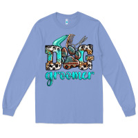 Colony Blue western dog groomer Long Sleeve Tee - OliviaCreatesArt