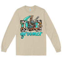 Mushroom western dog groomer Long Sleeve Tee - OliviaCreatesArt